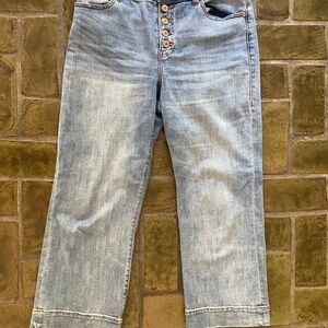 CAbi high rise button fly jeans for women